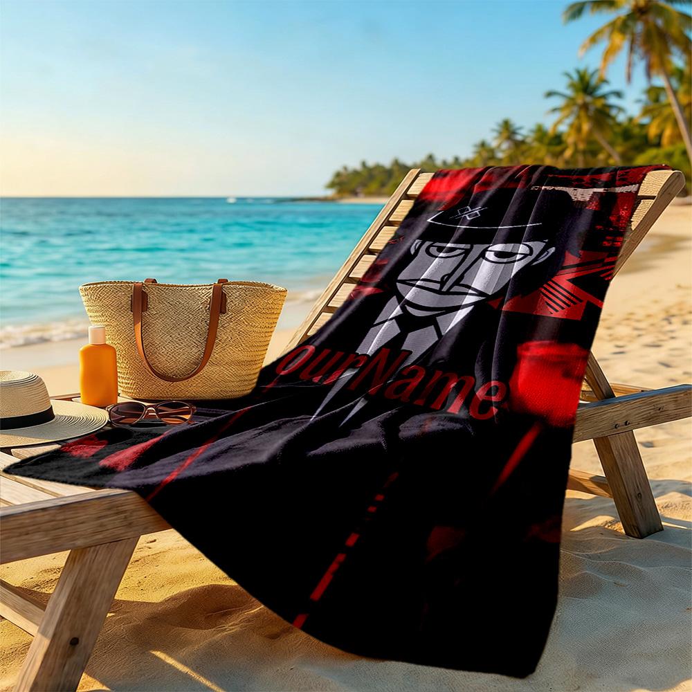 Incredibox Personalized Name Beach Towel High Absorbency & Quick-Dry Portable for SwimmingBeachCamping Travel Beach AccessoriesGym