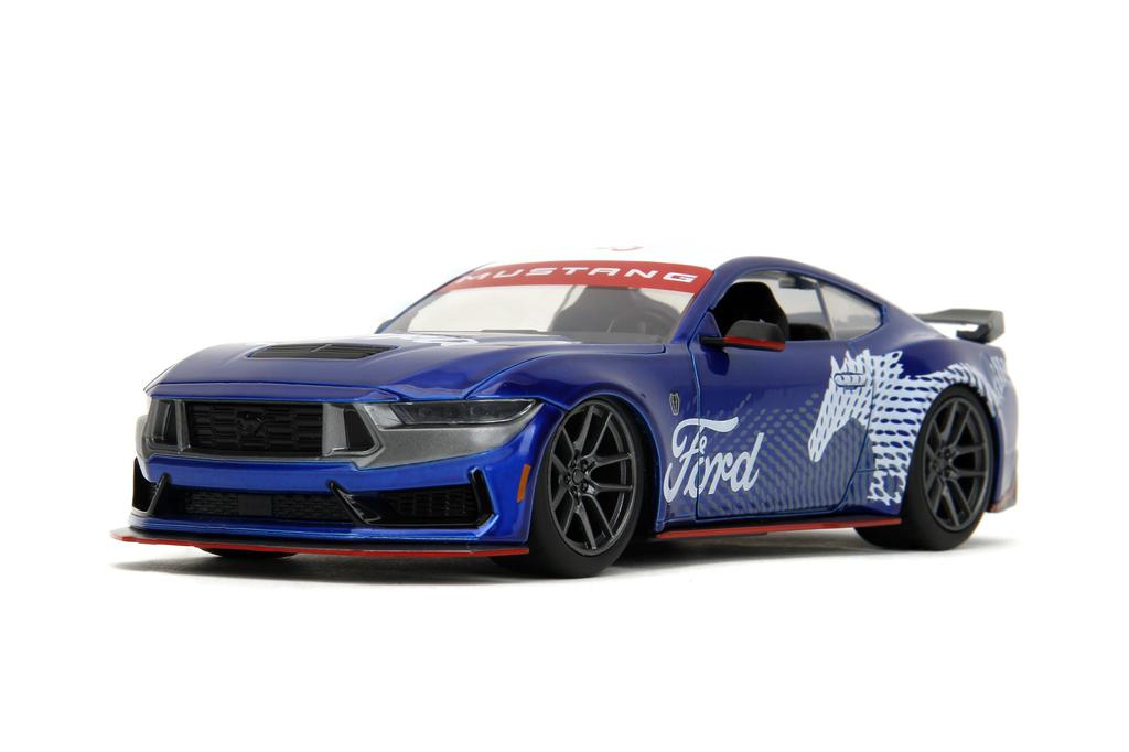 Jada Toys Big Time Muscle 2024 Ford Mustang GT Dark Horse Diecast Car Toys for Kids and Adults 124