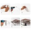 Stainless Steel Triangle Bracket Thickened Fixed Partition Wall Mounted Detachable Right Angle 3mm
