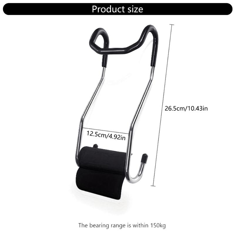 1Pair Dumbbell Spotter Hook Hangers Portable Heavy Power Dumbbells Rack Attachments Dumbbell Hook Barbell Attachments