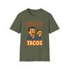 Unisex Softstyle T-Shirt Sacred Taco Gaze Funny Don’t Talk Unless It’s Tacos Tee