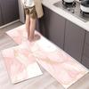 Oil-proof Kitchen Rugs Home Carpet Living Room Doormat Entrance Door Absorbent Foot Mat Water Proof Kitchen Carpet for Floor Set