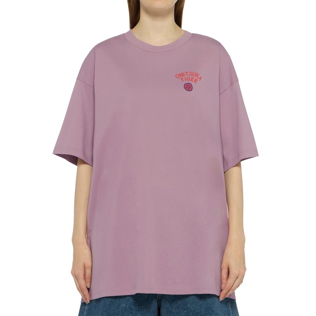ONITSUKA TIGER Printed Loose Comfortable Short Sleeve T-Shirt Unisex Tops 2183B561_500
