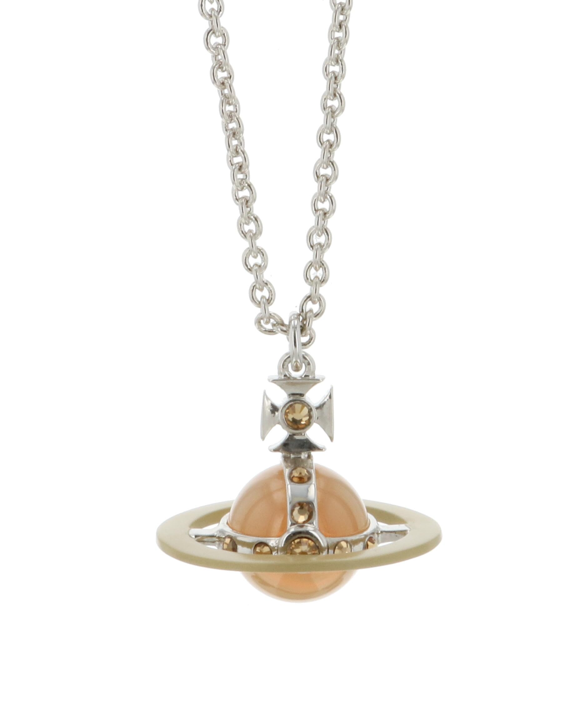 

Tiny Original Orb Necklace Brass [Vivienne Westwood] Women 6302039I/02P515 [Елемент]