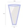 50Pcs Single Bouquet Flower Wrapping Paper Transparent Cellophane Gift Packaging Bag Wedding Birthday Party Florist Packing Bags
