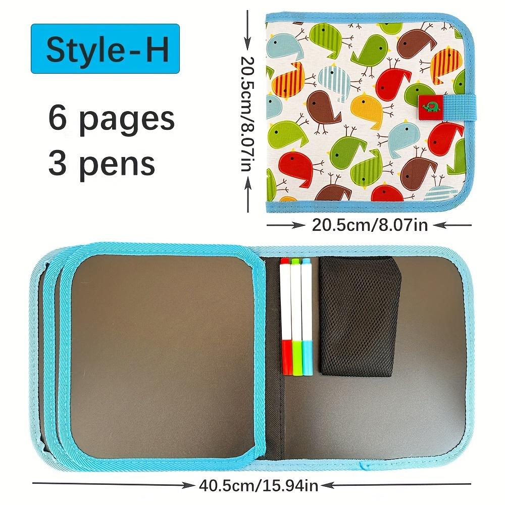 Erasable Painting Writing Board Montessori Magical Book Water Drawing Toys With Pen Reusable Drawing Early Education Book Toys