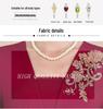 Spring 2025 Elegant Wine Red Dress for Mother of the Bride/Groom: Formal Wedding Banquet Wear
