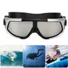 Adult Large Frame Waterproof Antifog Swimming Goggles Electroplate Plain Glass Diving Supply