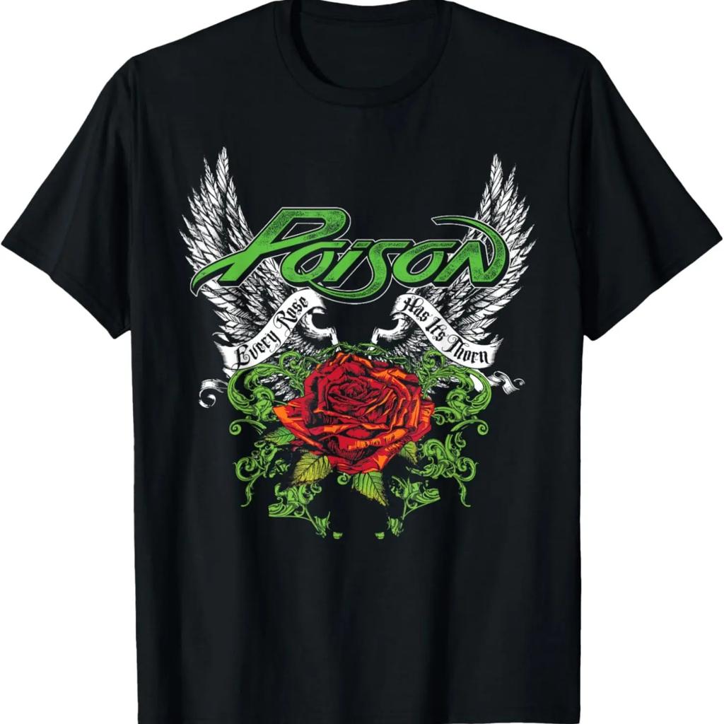 Thorns & Wings Black T-Shirt - Classic Fit, Crew Neck, Short Sleeve, Adult, Casual