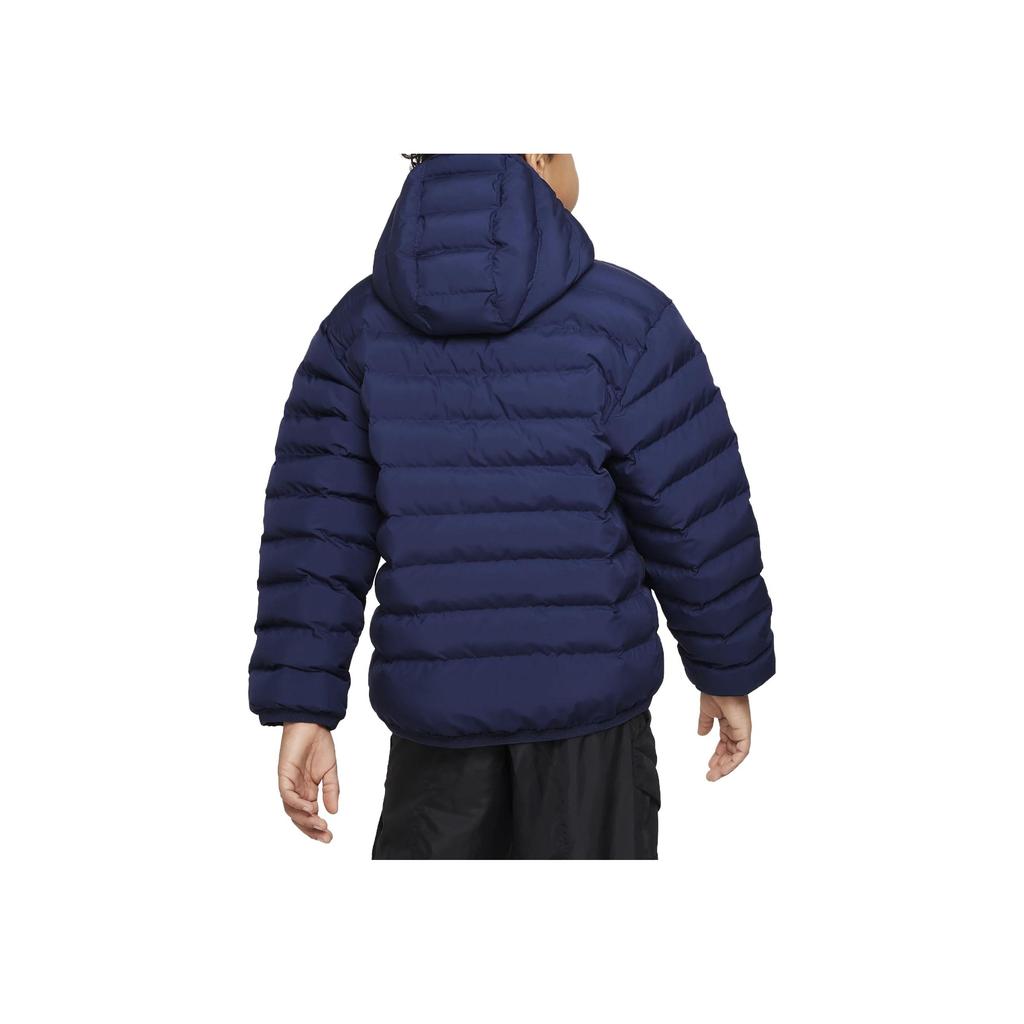Nike Loose Hooded Jacket With Letter Print Kids Tops FD2845-410