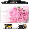 Papier Peint Mural de Cuisine Amovible Imperméable Autocollant Mural Vinyle Décoration Murale Maison DIY Impression Fruits Cuisine Décoration Cuisine