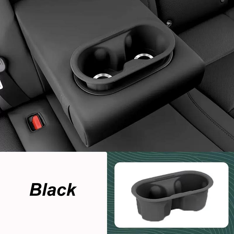 For Leading Ideal LiXiang L6 2024 2025 Rear Armrest Silicone Water Coasters Interior Accessories