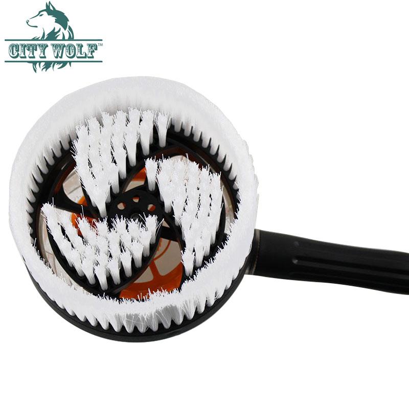 Car Washer Rotatable Circular Brush wheel tires cleaner AR Black&Deck Makita Bosche high pressure washer accessories city wolf