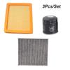 3Pcs Filters Kit For MG MG5(AP32) 1.5L(180DVVT) 2020- 9052781 27274-4M400 10296746 Oil Air Cabin Filter Set Car Accessories