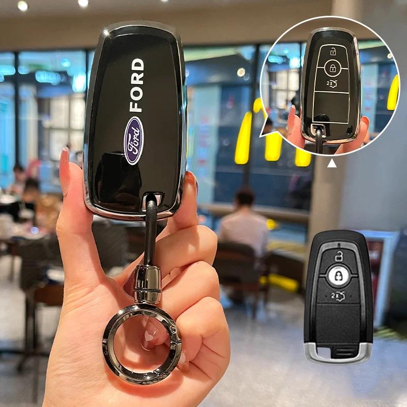 TPU Car Remote Key Case Keyless Shell Ford Fusion Mustang Explorer F150 F250 F350 EcoSport Edge S-MAX Ranger Lincoln Mondeo