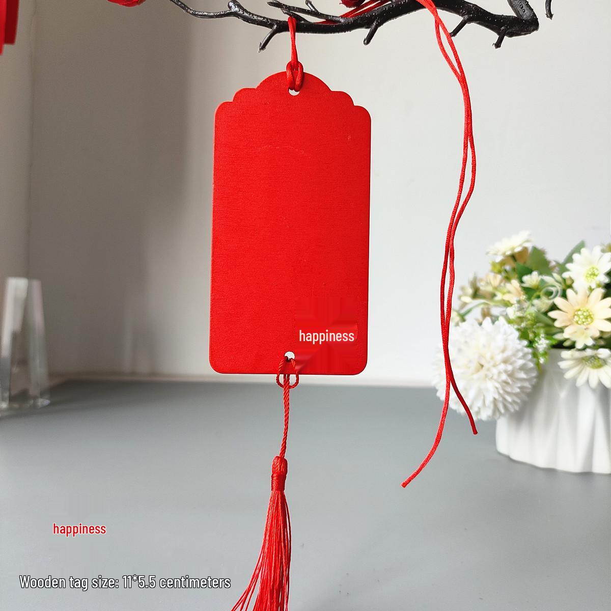 

Waterproof Hanging Wooden Wish & Prayer Plaques with Engraved Logo - Ideal for Scenic Areas & Couples