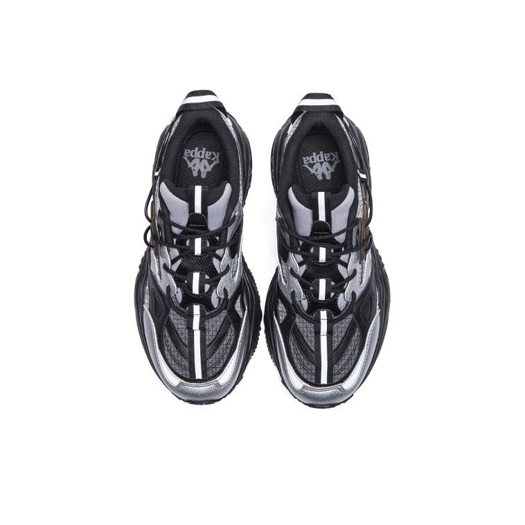 Kappa Y2K Retro Running Shoes Retro Deconstruction Wear-Resistant Increased Height Casual Sports Shock Absorption Low-Top Dad Shoes K0CY5MC10D-990