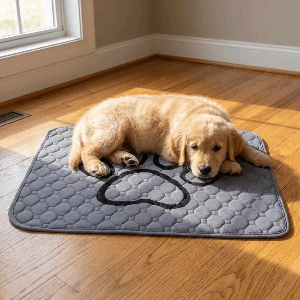 Washable Dog Pee Pad Reusable Dog Urine Pads Dog Pee Pad Blanket Pet Bed Urine Mat Crate Training