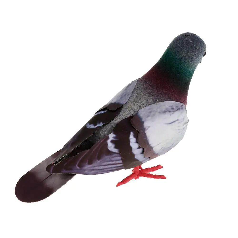 1/2 Stück Geschenk Schreibtischornamente Fotografie Requisiten Imitation Tier Taubenmodell Simulation Graue Taube Künstliche Vögel