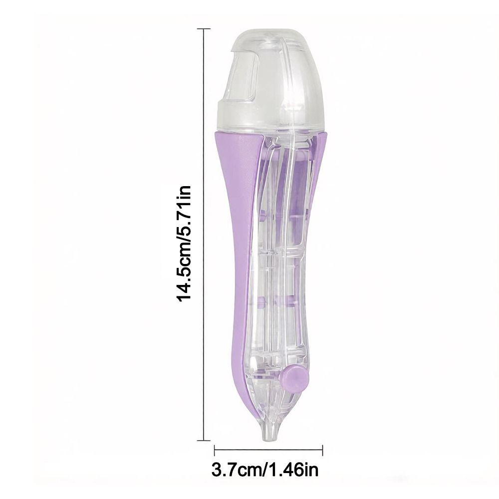 Plastic Fuse Bead Pen Press Type Bead Picking Pen New Craft Tools Visible Storage Chamber