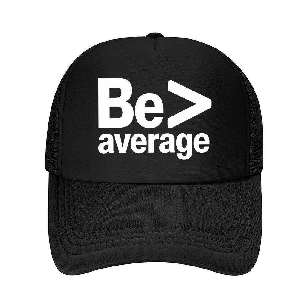 Be Greater Than Average Nerd Math Mesh Baseball Cap For Womens Unisex FeUnisex Beach Dad Hat Hip Hop