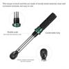 1/4'' Drive 2-24N.m Precise Double Scale Torque Wrench Set MTB Bike Socket Spanner Bicycle Motorcycle Ratchet Repair Toolbox Kit