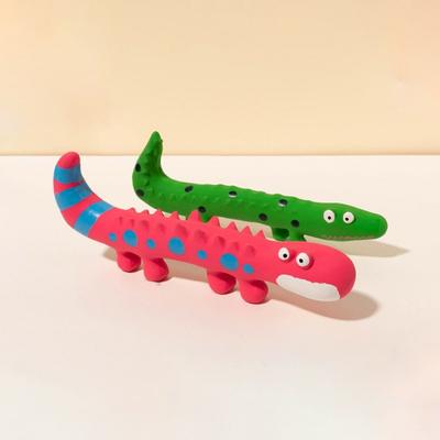 Pastel Pet Pet Dino Set de jucării din latex, verde, roz, 1 set