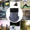Adult Face Cover Fleece Neck Warmer Winter Windproof Tube Scarves for Skiing