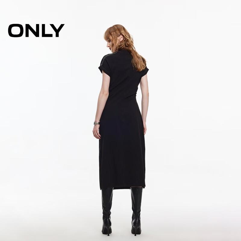 ONLY Women's 2025 Spring Commuter Short-Sleeve Long Dress