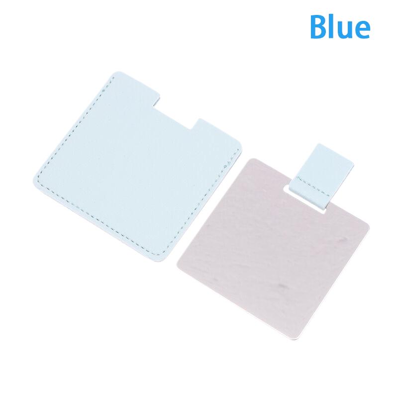 1PC Metal Ultra-thin Mini Makeup Mirror Portable Stainless Steel Compact Pocket Hand Personalized Beauty Cosmetic Mirrors Gift