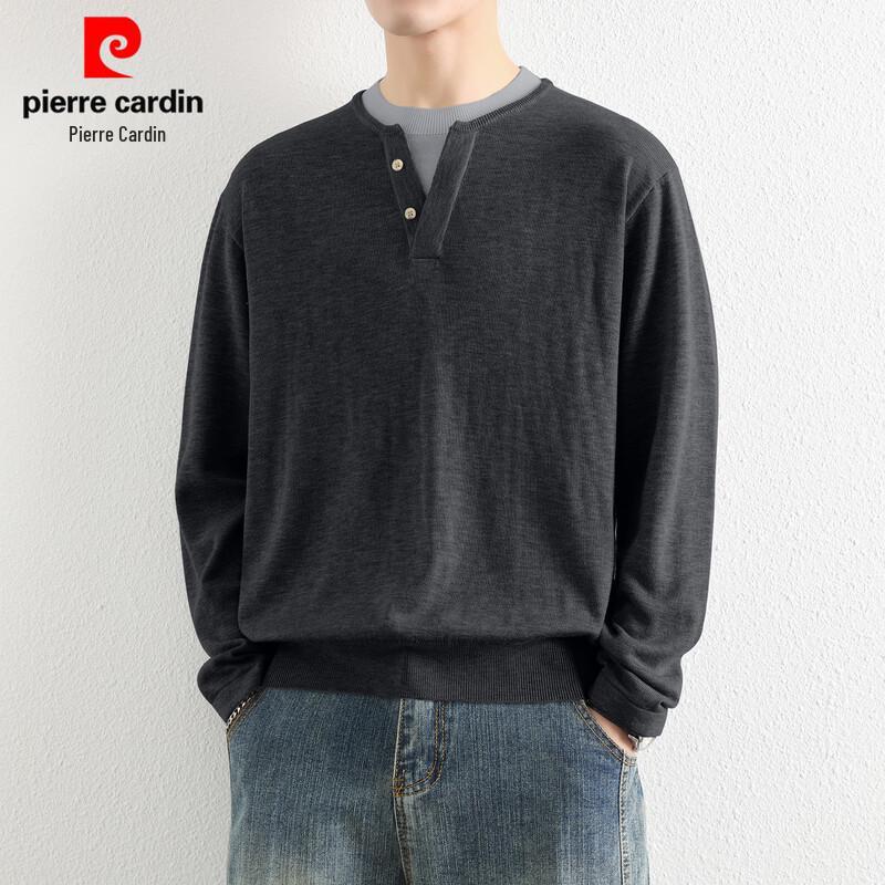 Pierre Cardin Men's Crew Neck Solid Knit Sweater