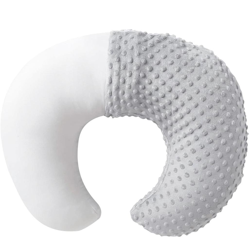 Cuscino Multifunzione a U per Allattamento e Seduta del Bambino con Copertura in Velluto