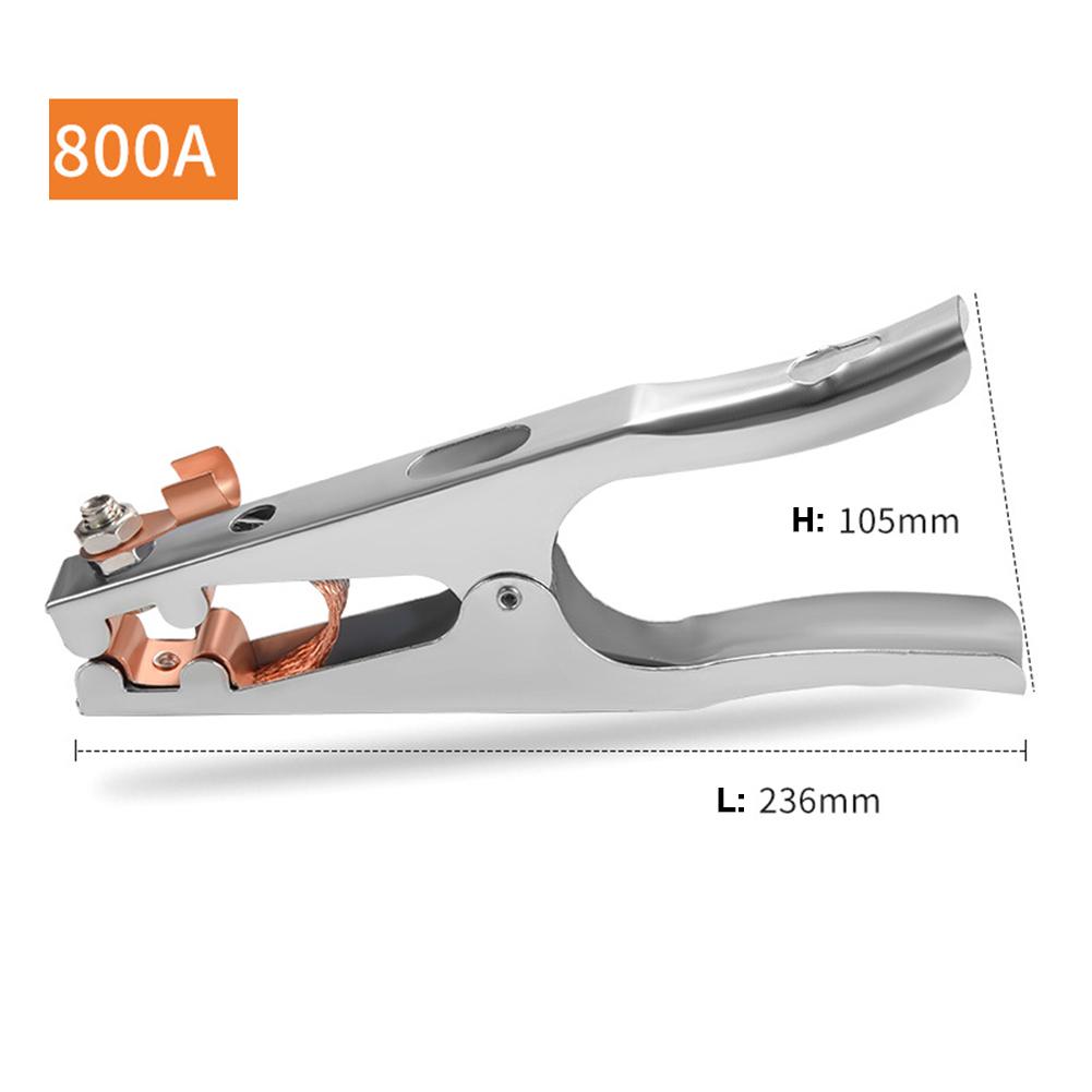 Heavy Duty Welding Ground Clamp for Reliable Grounding Compatible with MIG MMA TIG Welders Ergonomic for User Comfort