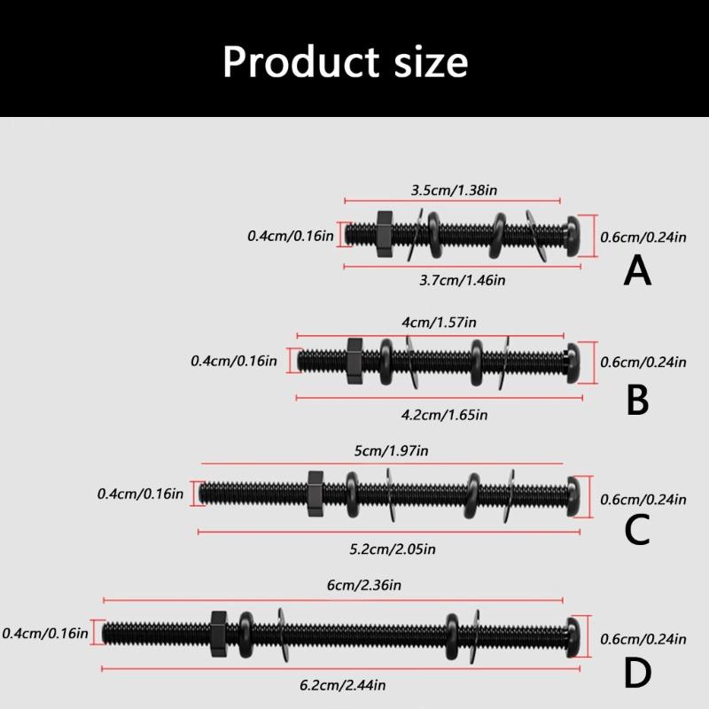 High Strength Aluminum Long Screw 35/40/50/60mm For PC Case Mounting Hardware Mount Screw Video Card Cooling Radiator