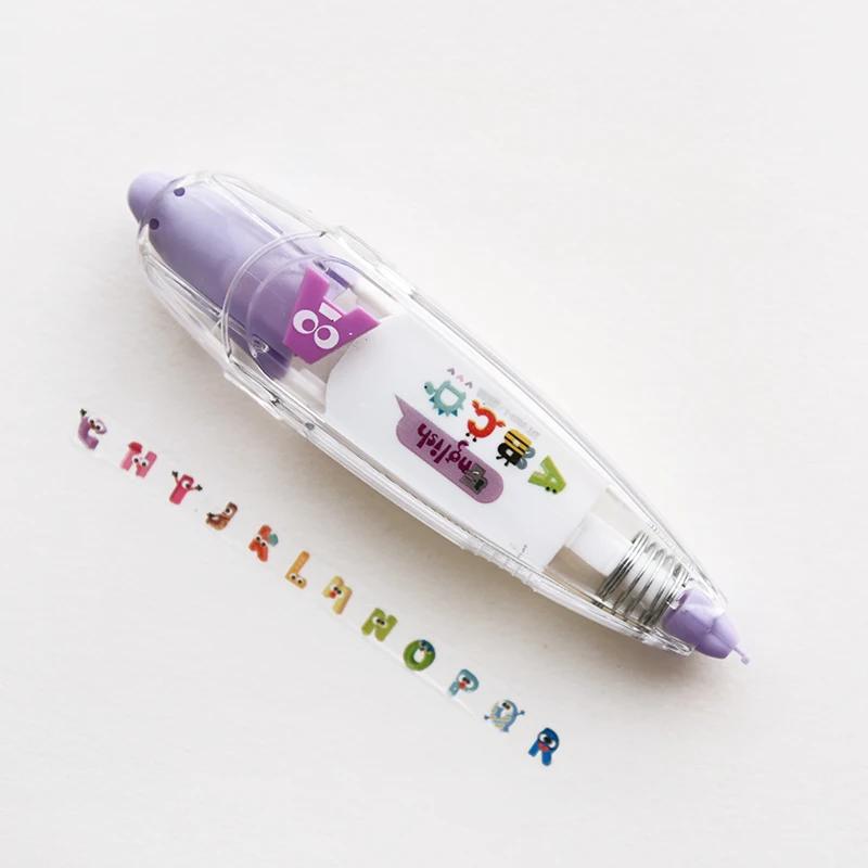 Marcador de Calendário Não Tóxico Material Escolar Brinquedos Fita Corretiva de Pressão Múltiplos Estilos Disponíveis Adesivos Decorativos Kawaii para Scrapbooking
