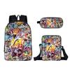 One Piece Anime-themed School Bag/backpack and Messenger Bag Set (three Pieces) 7514 KTB