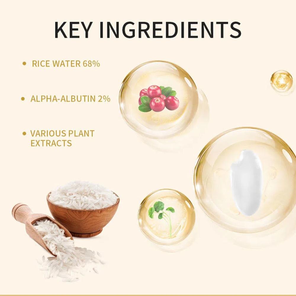 Rice Arbutin Essence 30ml Brightens Skin And Reduces Dark Spots Facial Essence