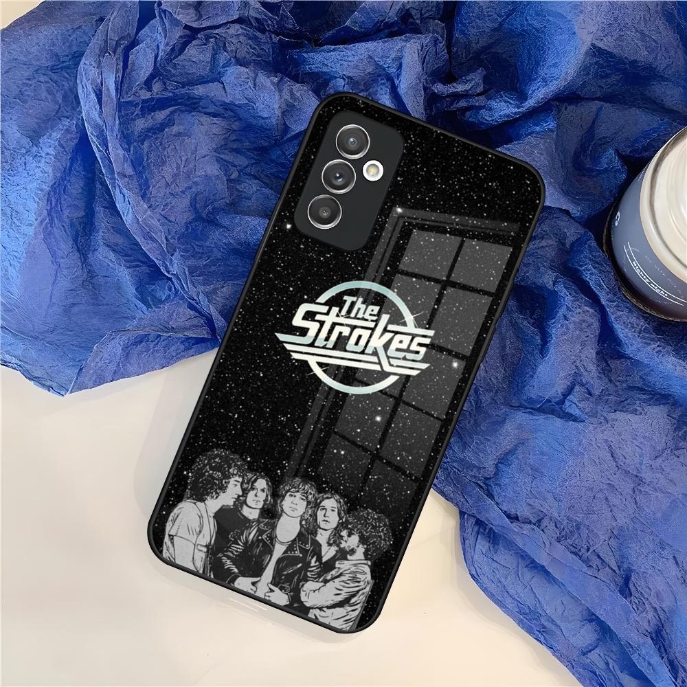 The Strokes Phone Case for Samsung S25 S24 S30 S21 S23 S20 S22 Fe S10 E S9 Note 20 Pro Ultra Plus Glass Cover