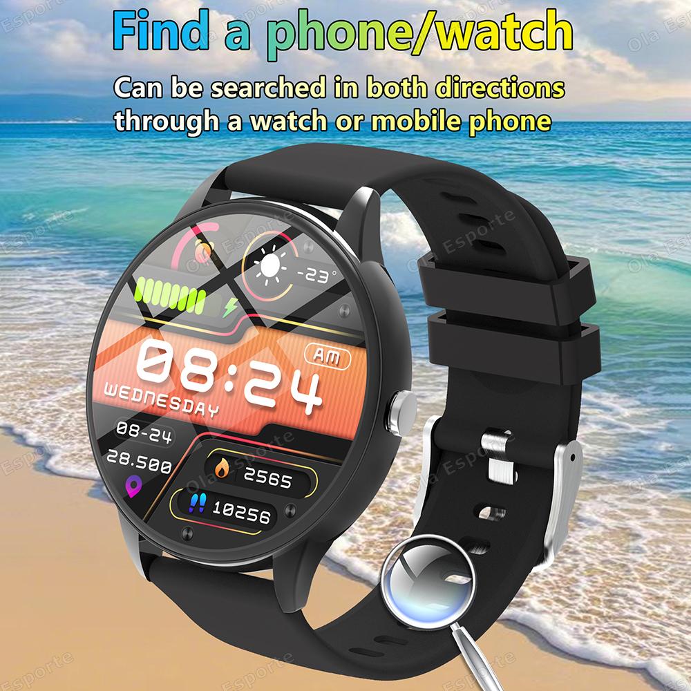 Smartwatch 1,50-Zoll HD-Bildschirm Bluetooth-Anruf Benachrichtigung IP68 Wasserdicht Multi-Sport-Modus Smartwatch Herren Damen