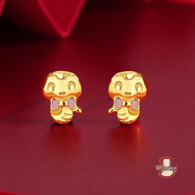 Teqia Zodiac Horse Earrings for Women - S925 Sterling Silver Chinese National Trend