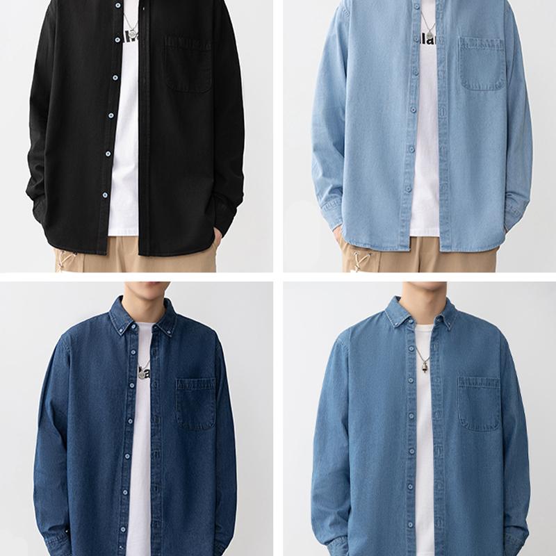 50x145cm Thin / Thick Stretch Cotton Denim Fabric Retro Style Washed Soft Denim Cloth For DIY Skirts Coat Pants Sewing Material