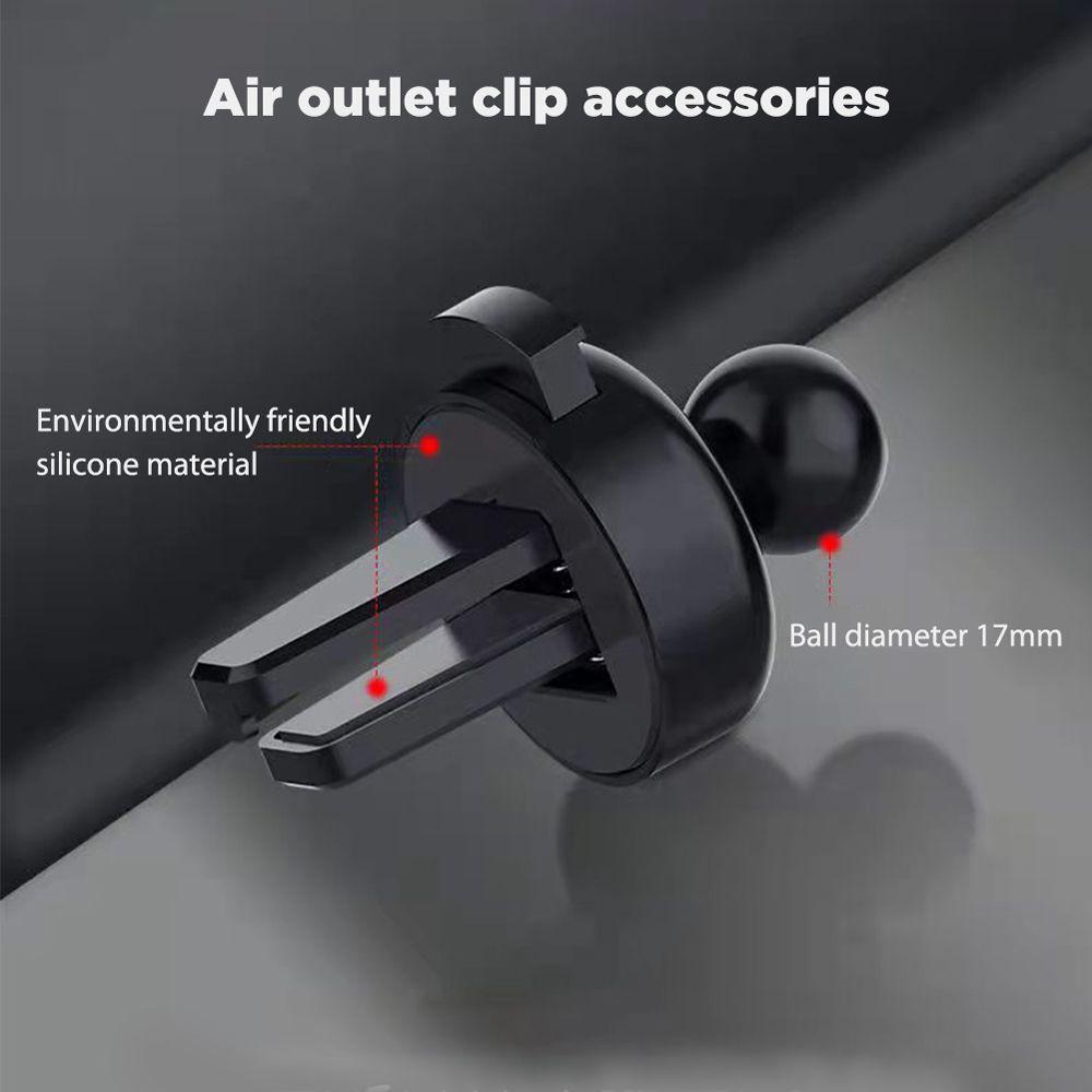 Support Mobile Bracket Car Mobile Phone Holder Air Outlet Clip Car Charger Stand Dashboard Stand