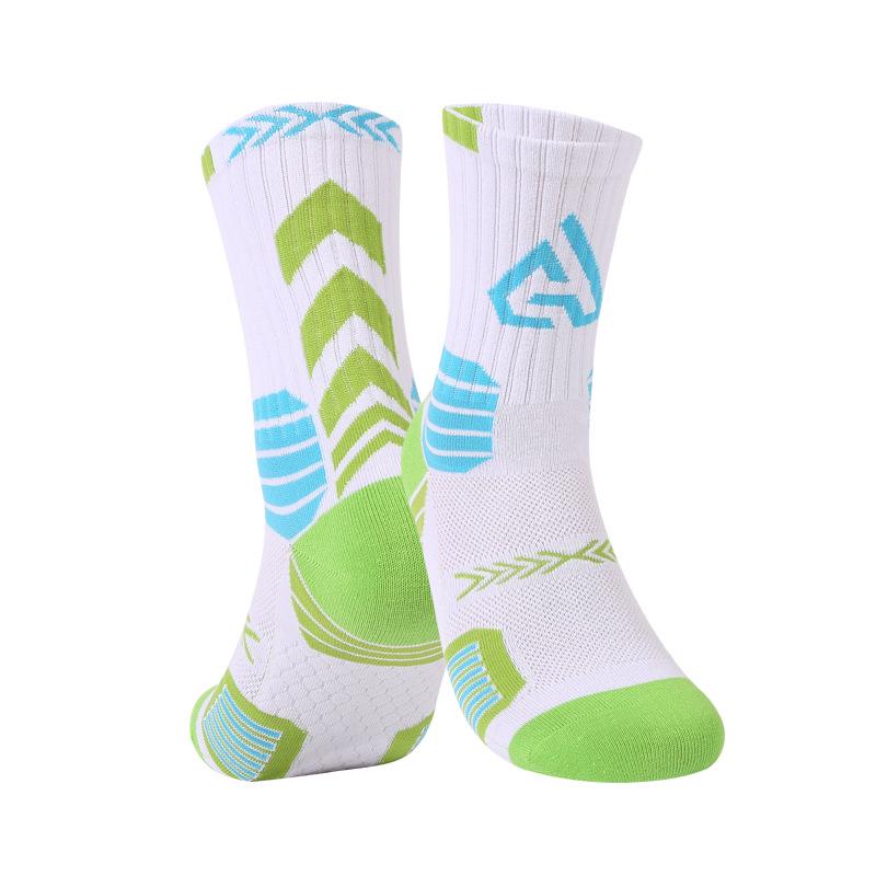 2023 Men's Elite High Tube Basketball Socks - Spring/Summer Mid-Calf Trend, Combed Cotton