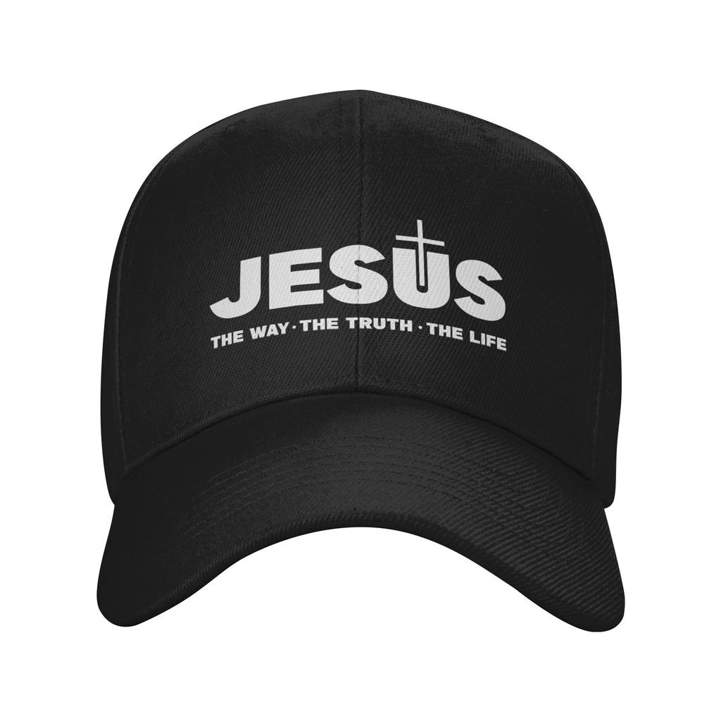 Custom Classic Jesus Christ The Way The Truth The Life Baseball Cap Unisex Women Adjustable Religion Christian Faith Dad Hat Sports