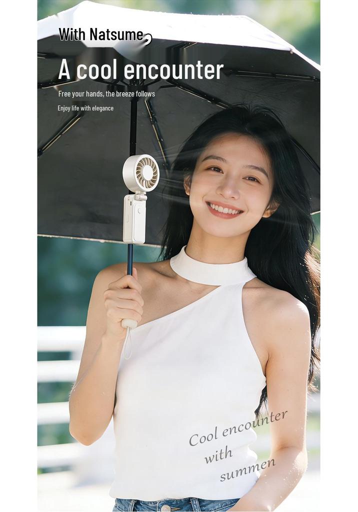 Portable Multi-Speed Clip-On & Neck-Hanging Fan: Strong, Quiet, Rotating, Foldable for Desktop Use