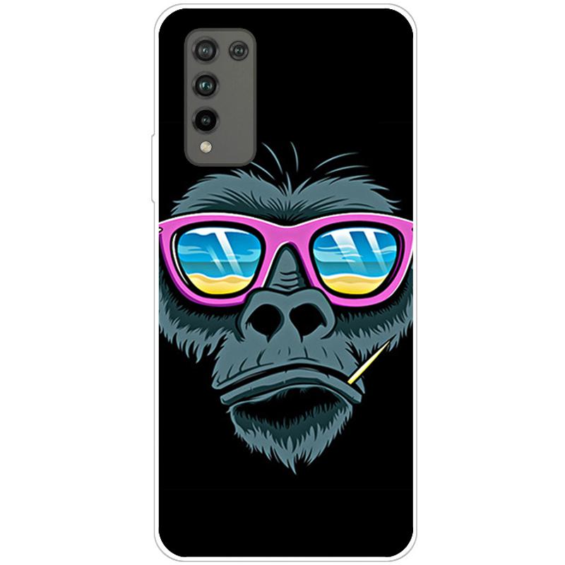 Für Huawei Honor 10X Lite Hülle Silikon Weich Niedlich Tier Handyhülle für Honor 10X Lite Hülle Honor10X 10 X Lite Fundas 6,67 Zoll