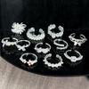 French Retro Pearl Fashion Bow Ring Female Lace Star Dream Sweet Temperament Super Fairy Niche Light Luxury Ring