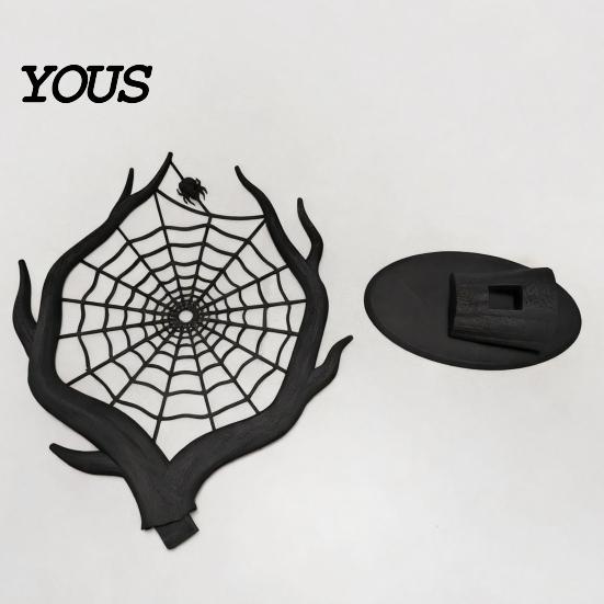 Gothic Jewelry Organizer 3D Printed Spider Web Decoration, Tree Holder, Bracelet Hanger Earrings Rings Bracelets Storage Display Stand,