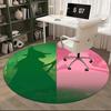 Wizard Princess Chair mat Round Rug-Office carpet, Machine Washable, Non-slip, Suitable for Living Rooms, Bedrooms