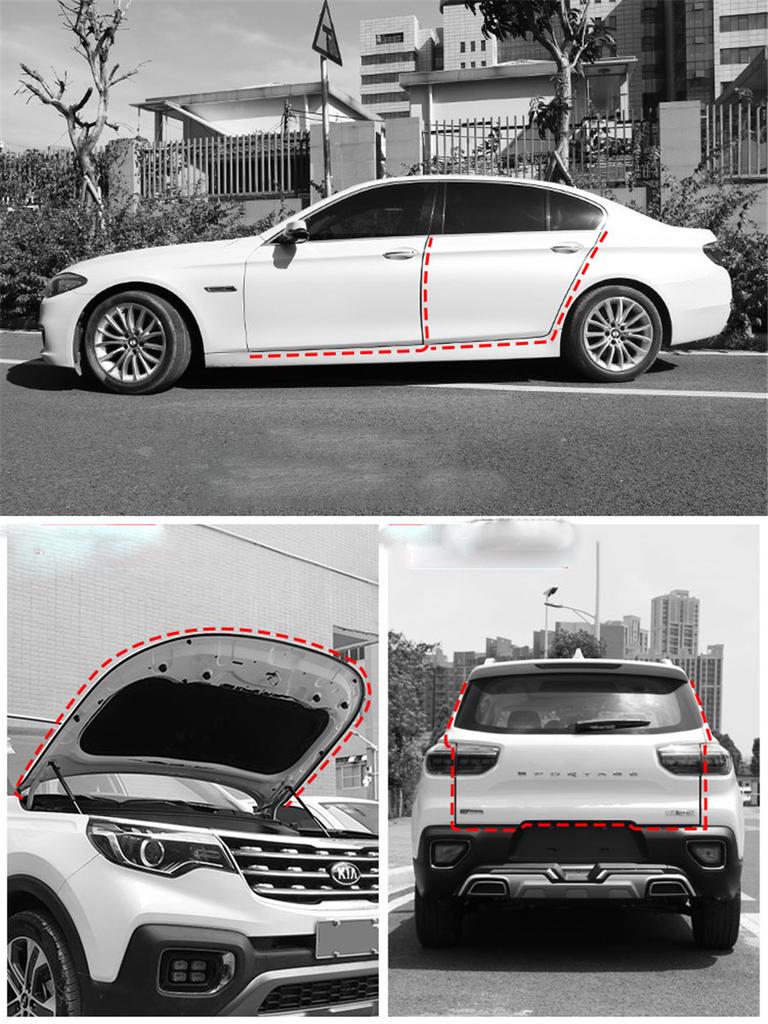 Moulding Protector Car Door Edge Seal Strip Trunk Rubber Trim Weatherstrip  196